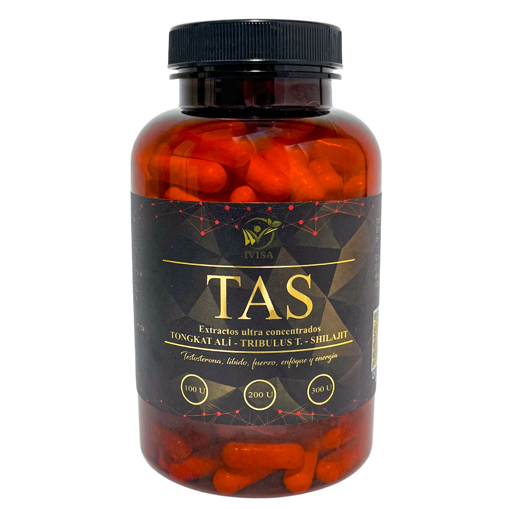 TAS - VIGORINZANTE NATURAL (Tongkat Alí+Shilajit+Tribulus Terrestris)