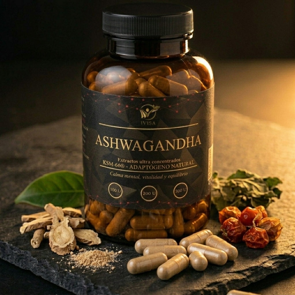 Ashwagandha con Piperina | Suplemento Alimenticio con Extracto de Ashwagandha