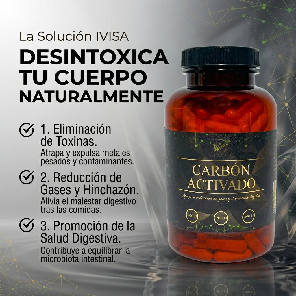CARBÓN ACTIVADO (DETOX / HÍGADO)