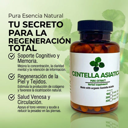 CENTELLA ASIATICA (ENERGÍA / ANTIAGING / BELLEZA
