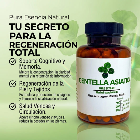 CENTELLA ASIATICA (ENERGÍA / ANTIAGING / BELLEZA