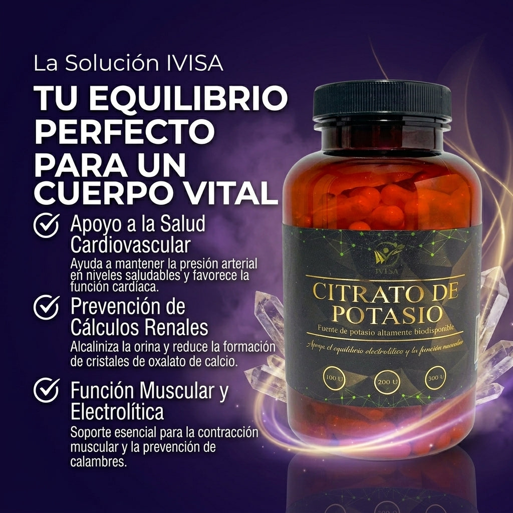 CITRATO DE POTASIO (VITAMINAS / MINERALES)