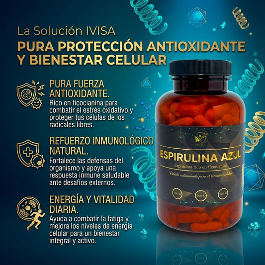ESPIRULINA AZUL (Ficocianina) (DETOX / HÍGADO)