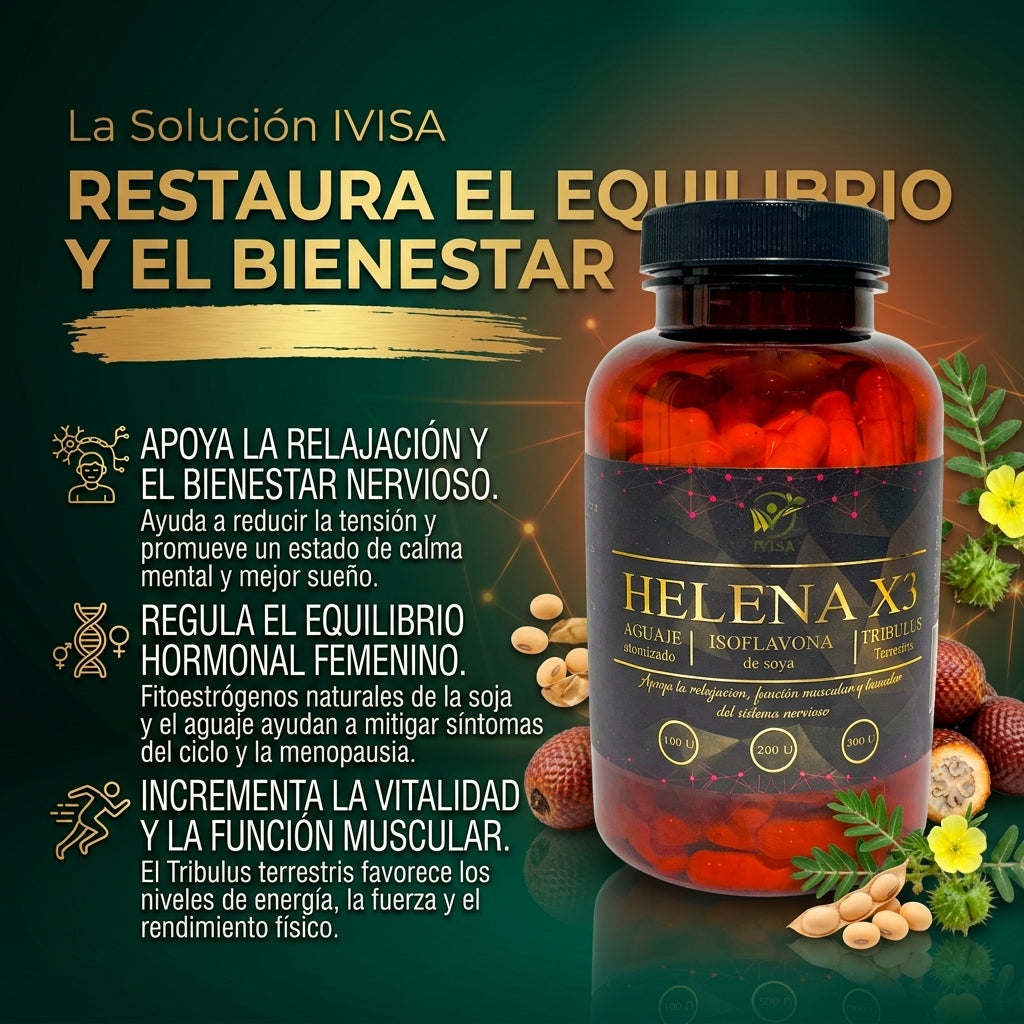 HELENA X3 Potenciador femenino (ENERGÍA / ANTIAGING / BELLEZA)