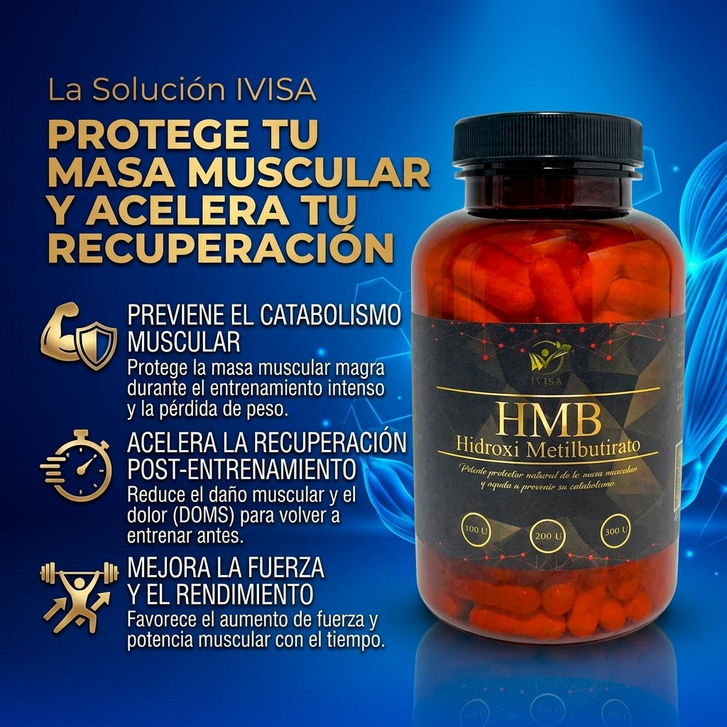 HMB CA (HIDROXIMETILBUTIRATO DE CALCIO) (RENDIMIENTO DEPORTIVO / MUSCULAR)