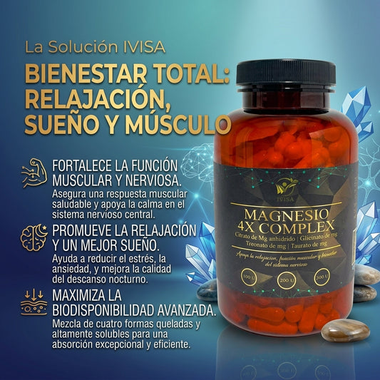 MAGNESIO 4X COMPLEX(VITAMINAS / MINERALES)