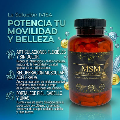 MSM (METILSULFONILMETANO) (RENDIMIENTO DEPORTIVO / MUSCULAR)