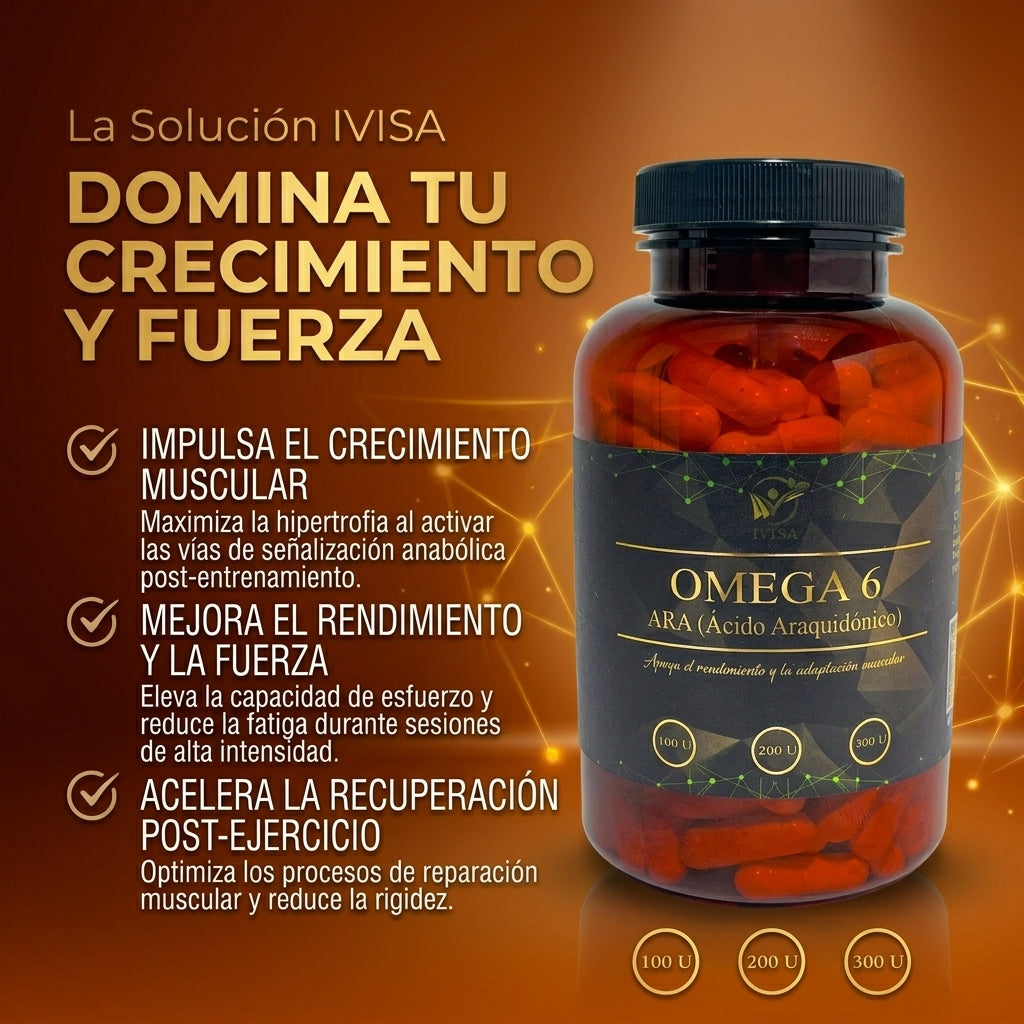 OMEGA 6 ARA (ÁCIDO ARAQUIDÓNICO) (RENDIMIENTO DEPORTIVO / MUSCULAR)