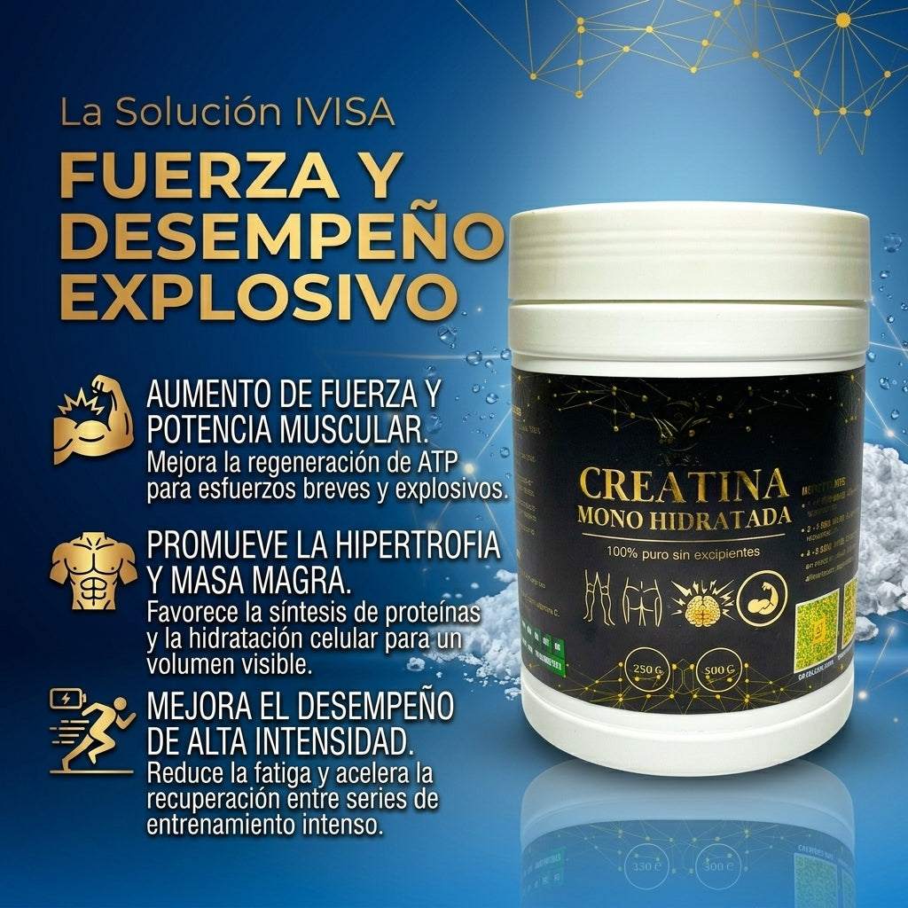 CREATINA MONOHIDRATADA (RENDIMIENTO DEPORTIVO / MUSCULAR)