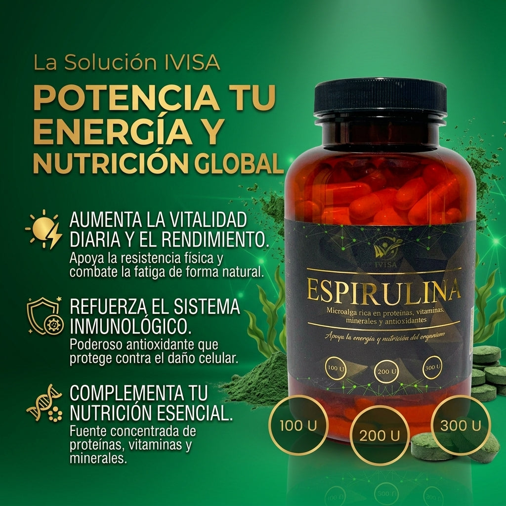 Espirulina (DETOX / HÍGADO)