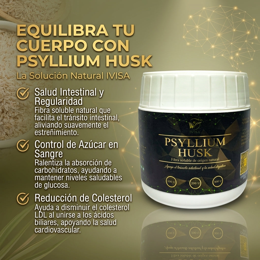 PSYLLIUM HUSK (DIGESTIÓN / ABSORCION DE NUTRIENTES)