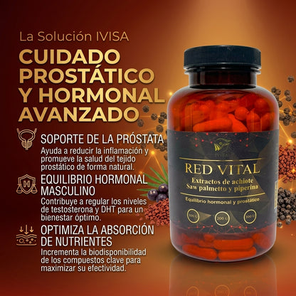 RED VITAL - SALUD URINARIA, PROSTÁTICA Y CAPILAR (HORMONAL / ANTIINFLAMATORIO)
