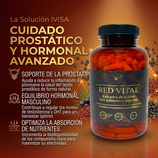 RED VITAL - SALUD URINARIA, PROSTÁTICA Y CAPILAR (HORMONAL / ANTIINFLAMATORIO)