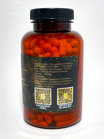 OMEGA 3 DHA + EPA + VITAMINA E (CIRCULACIÓN / CARDIOVASCULAR / OCULAR)