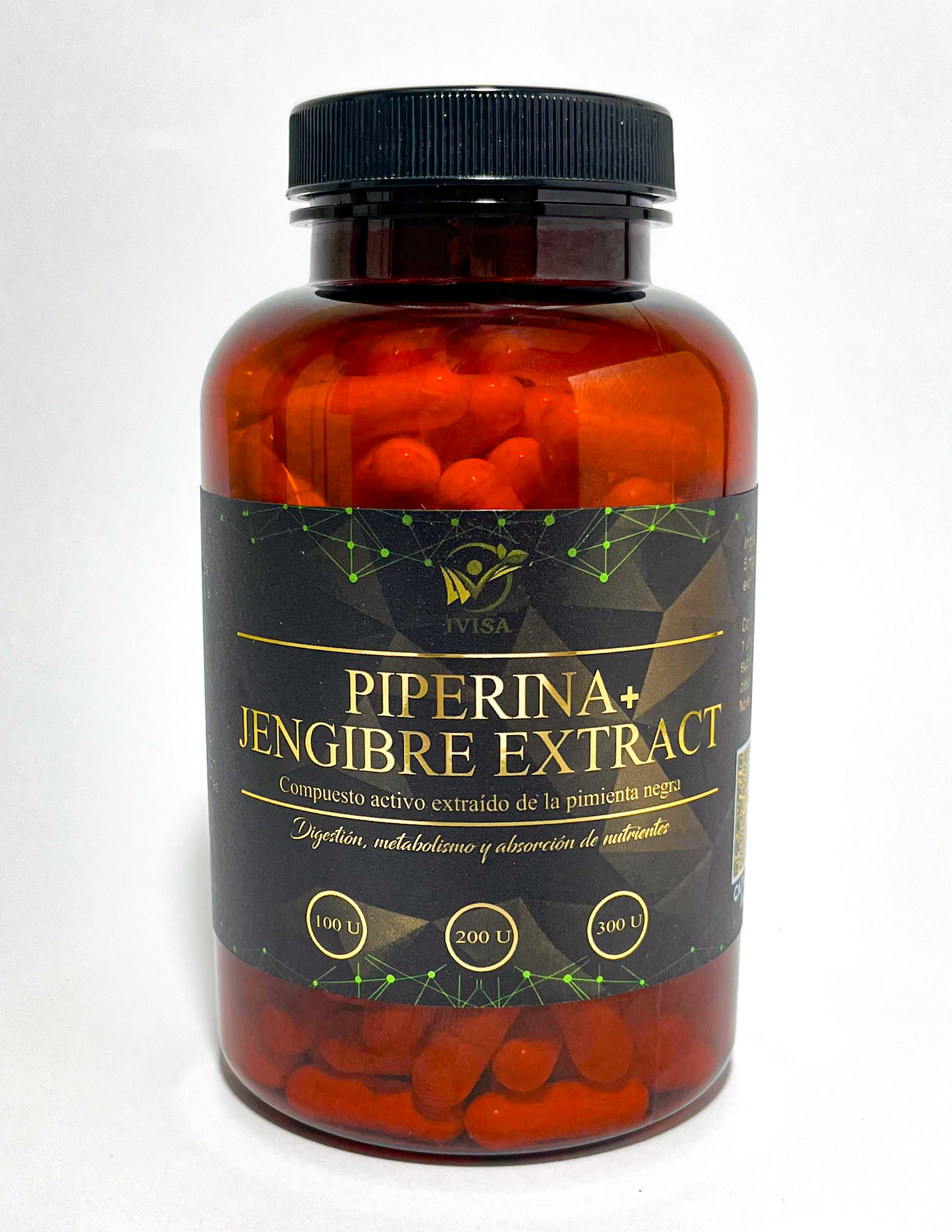PIPERINA + JENGIBRE (DIGESTIÓN / ABSORCION DE NUTRIENTES)